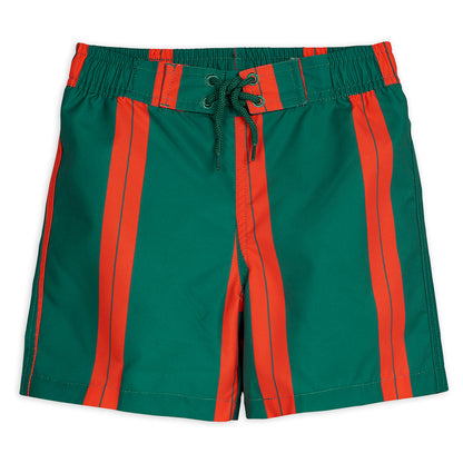 Παιδικό Μαγιώ Ριγέ Πράσινο