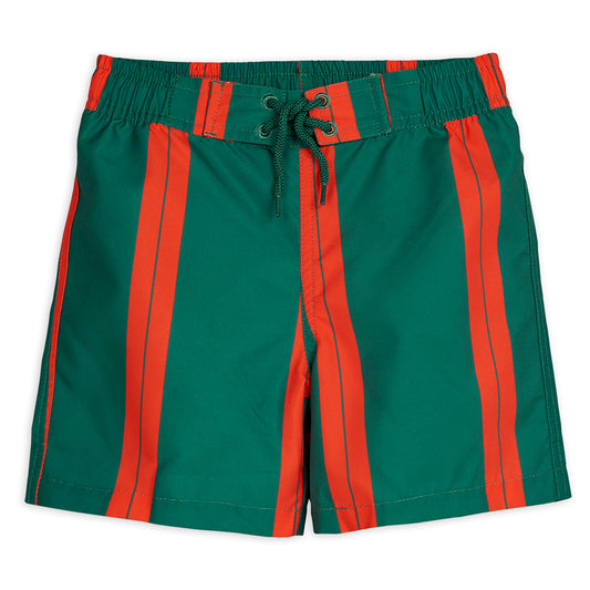 Παιδικό Μαγιώ Ριγέ Πράσινο