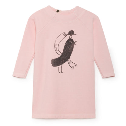 Βρεφικό Φούτερ Φόρεμα Bird