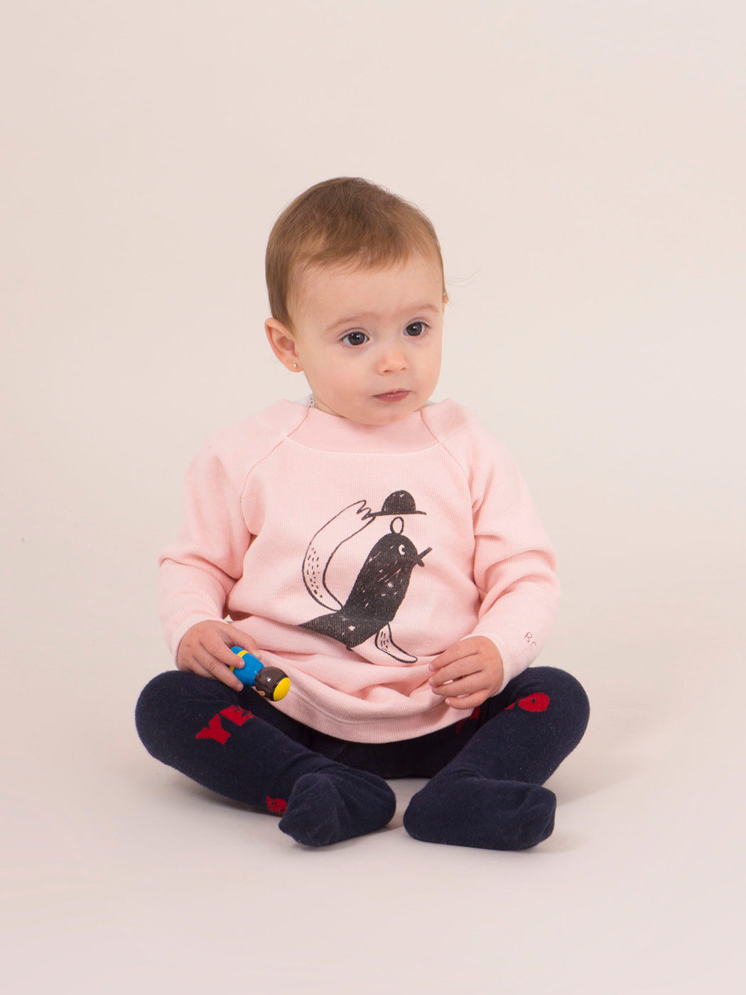 Βρεφικό Φούτερ Φόρεμα Bird