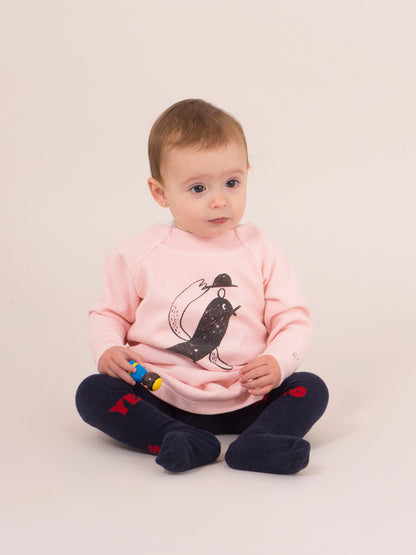 Βρεφικό Φούτερ Φόρεμα Bird