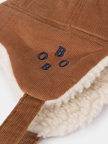 Βρεφικό Καπέλο Sheepskin Καφέ