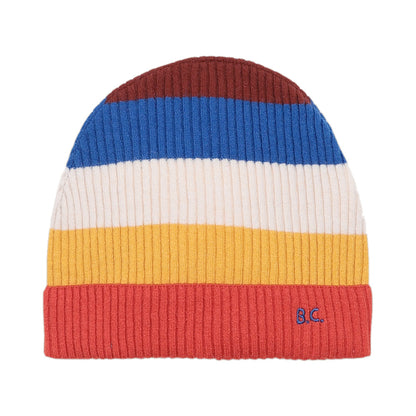 Παιδικό Πλεκτό Σκουφί Multicolor Stripes