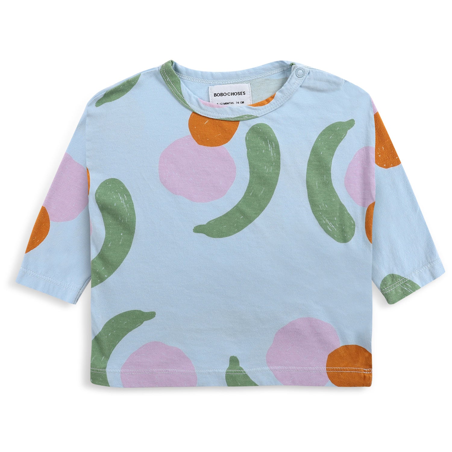 Βρεφική Μακρυμάνικη Μπλούζα Fruits AOP