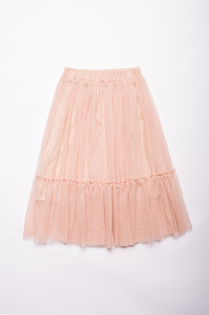 Kids Tulle Skirt with Ruffles