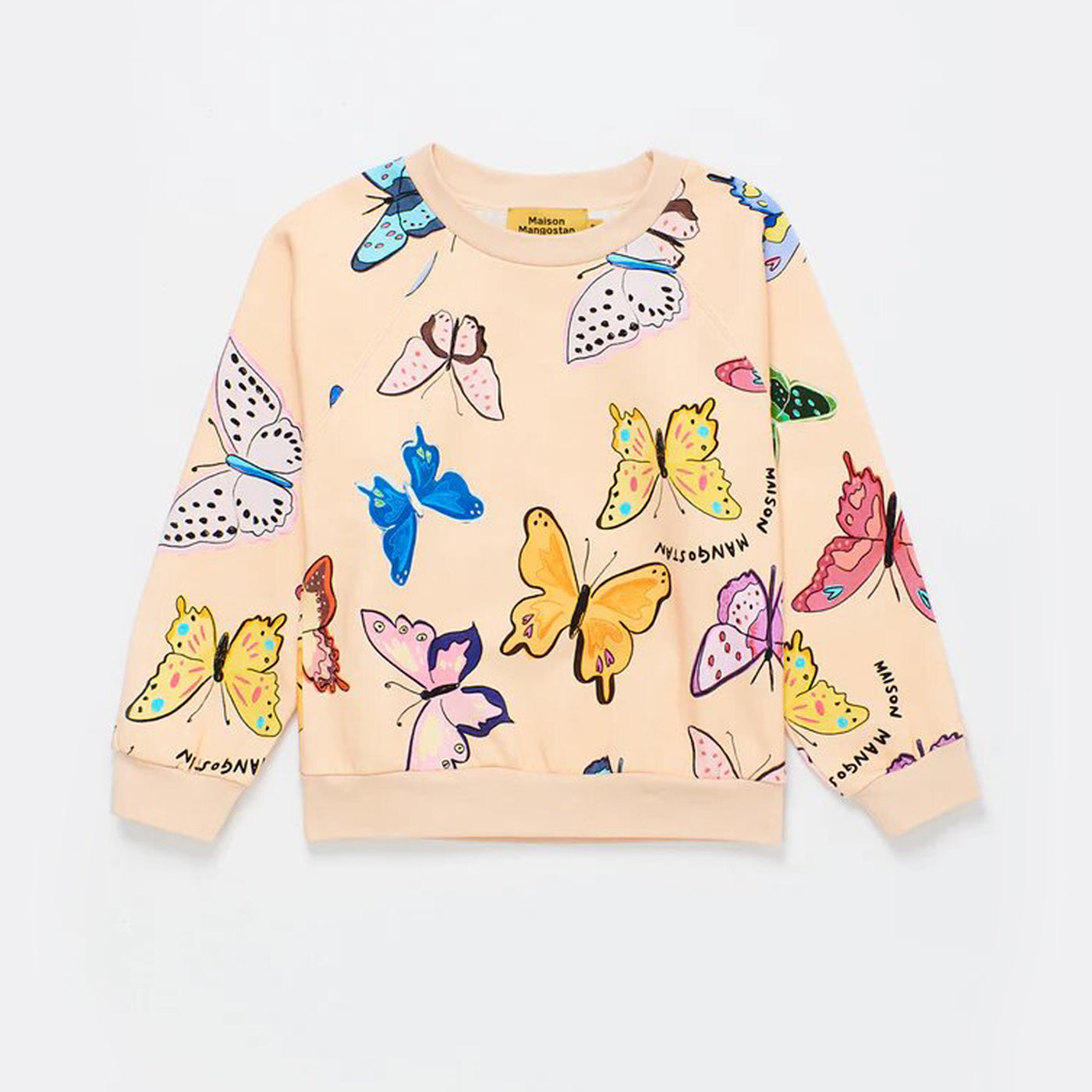 42B.24200021 # Kids Sweatshirt Butterflies Light Peach