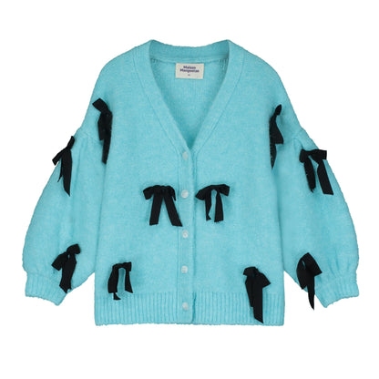 52B.25200003 # Kids Knitted Cardigan Sky Blue