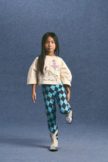 52B.25200045 # Παιδική Κοντομάνικη Μπλούζα Crop Top Ballerina