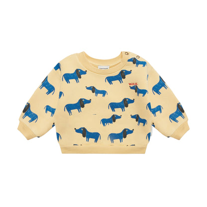 52B.25613_1014 # Βρεφική Μπλούζα Φούτερ Blue Dog