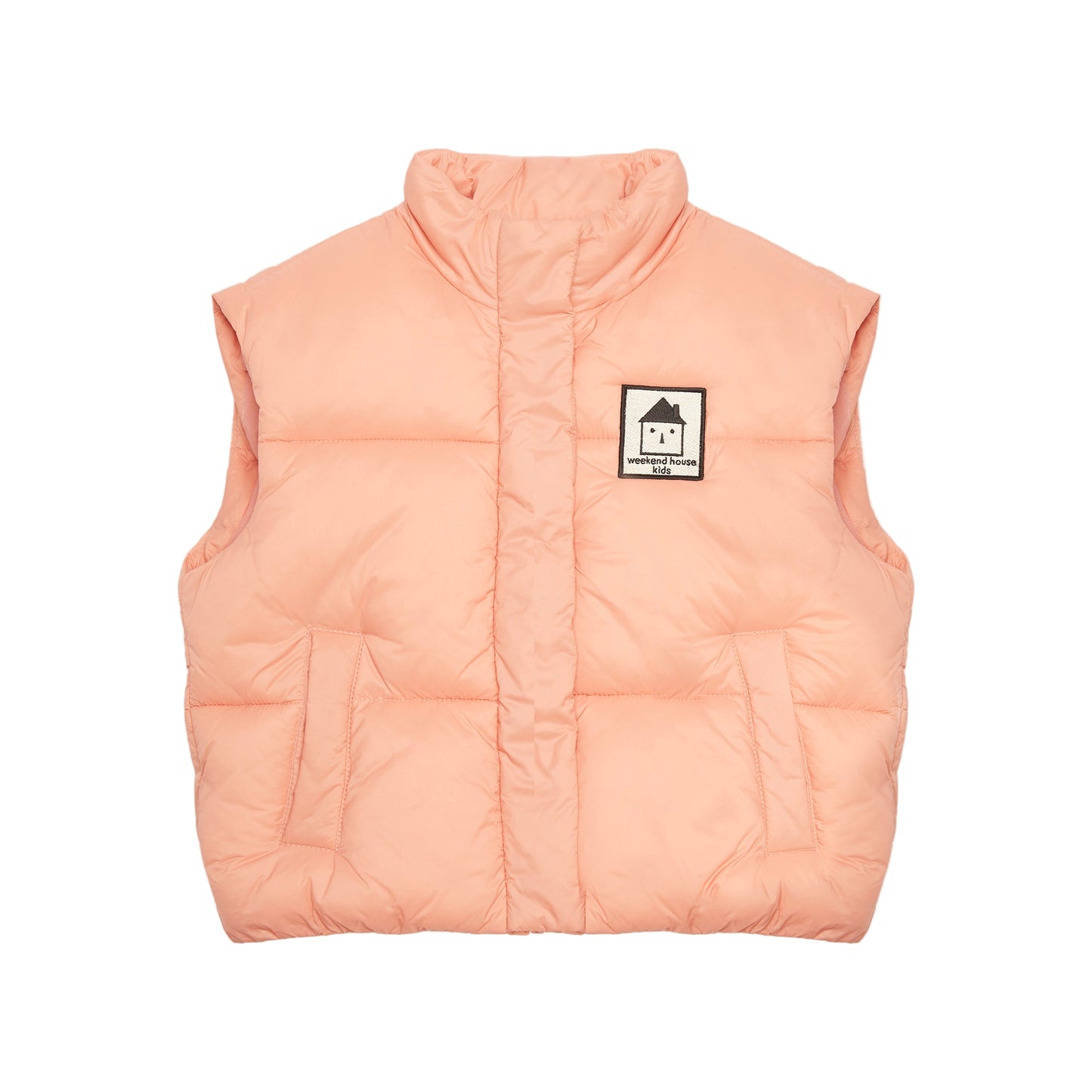 52B.25638_1002 # Παιδικό Αμάνικο Μπουφάν Pink