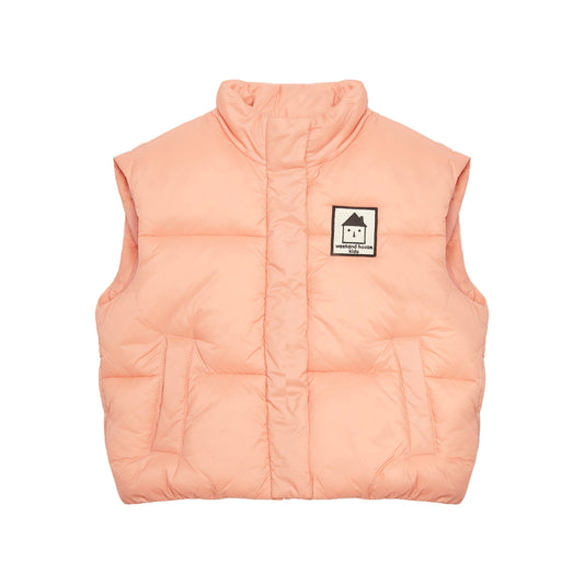 52B.25638_1002 # Παιδικό Αμάνικο Μπουφάν Pink