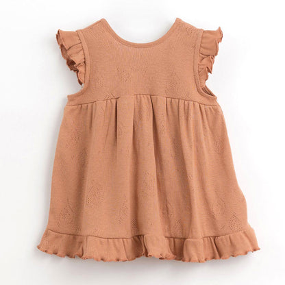 Βρεφικό Φόρεμα Ajour Brick