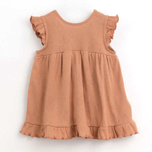 Βρεφικό Φόρεμα Ajour Brick