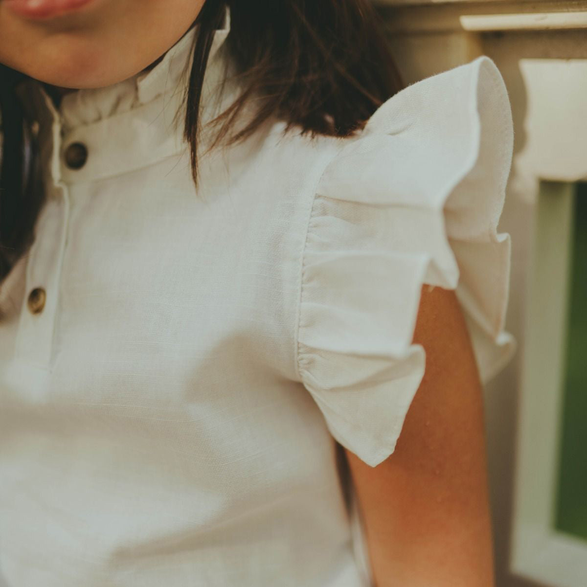 Βρεφική Κοντομάνικη Μπλούζα Teffi Off White