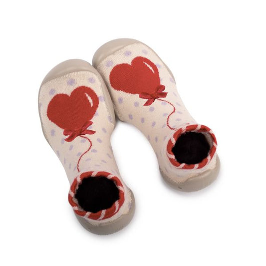 Παιδική Κάλτσα Παντόφλα Ballon Coeur Velvet Bow