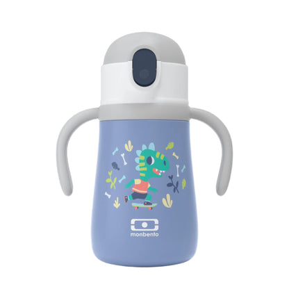 99.37224014 # Insulated Water Bottle Stram - Blue Dino 350ml