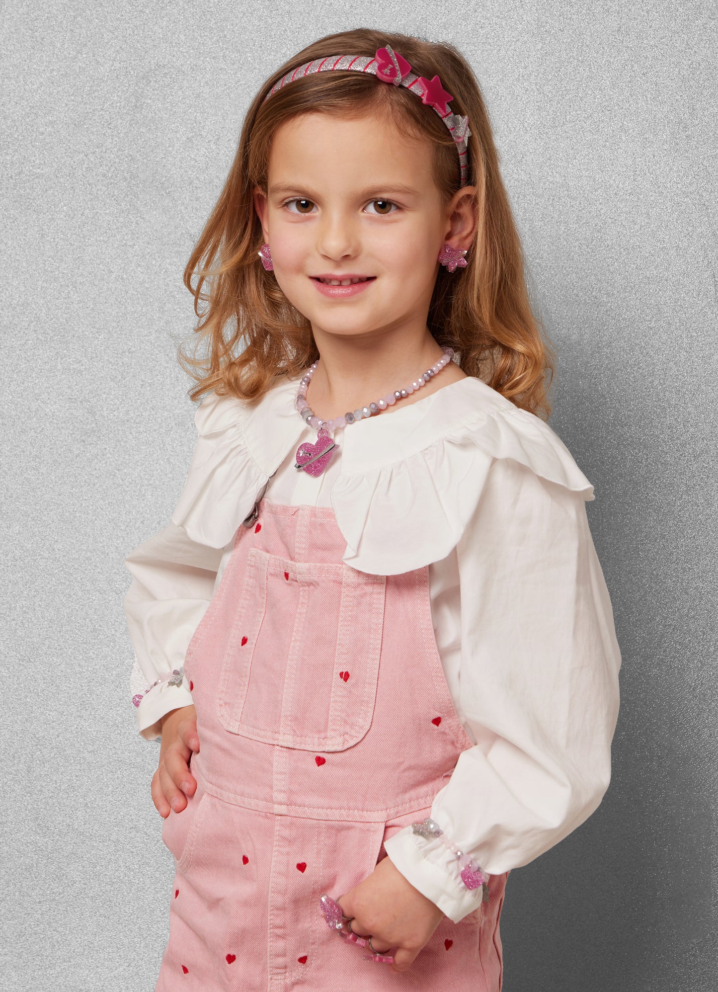 99.NECKPLANETSHEAR # Kids Planet Heart Necklace