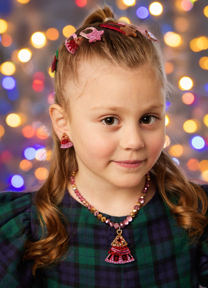 99.EARTREECLIP368 # Παιδικά Σκουλαρίκια με Κλιπ Xmas Tree