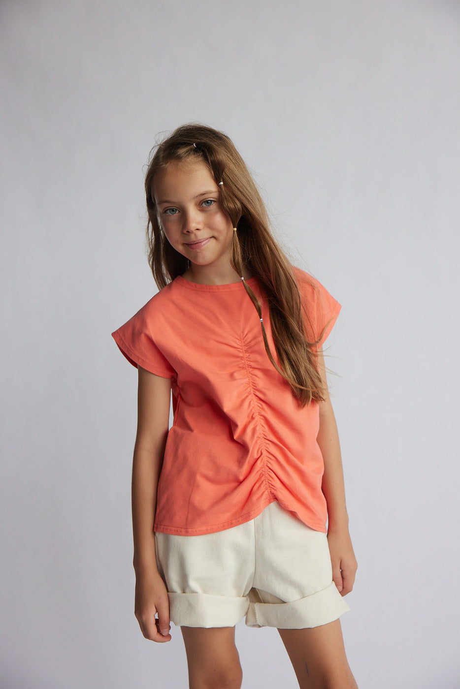 Παιδική Μπλούζα T-Shirt Pinched Peach
