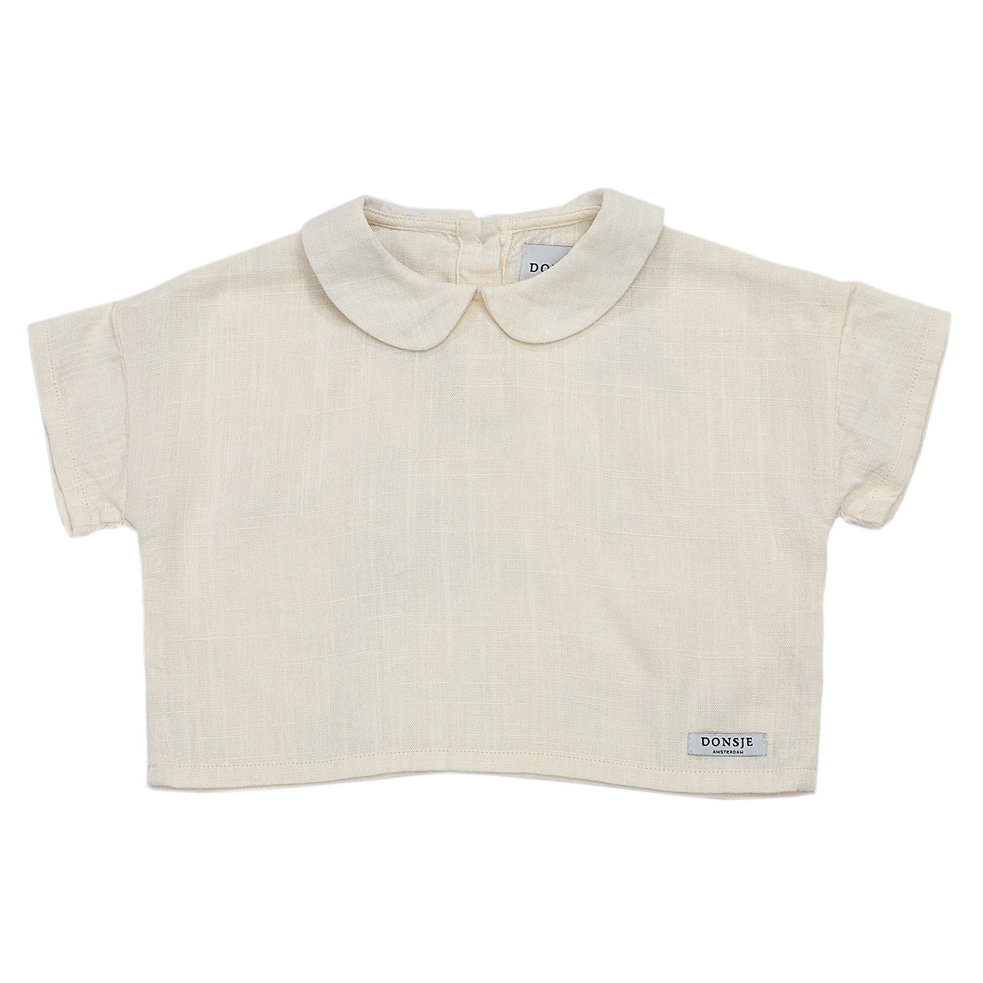 Βρεφική Μπλούζα με Γιακά Ava Antique White