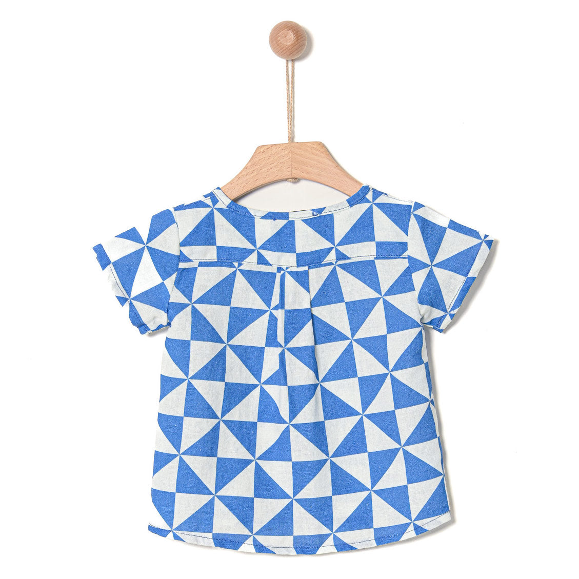 Βρεφική Μπλούζα T-Shirt Triangles Blue