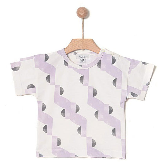 Βρεφική Μπλούζα T-Shirt Lilac Tiles