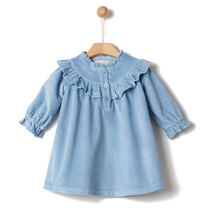 Βρεφικό Κοτλέ Φόρεμα Blue Fog