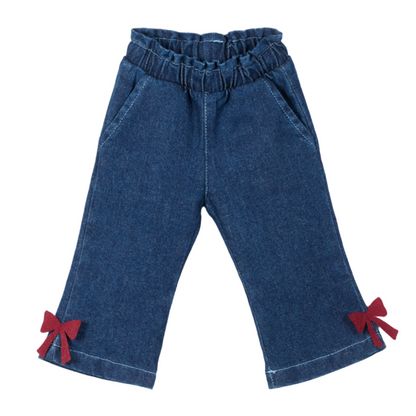 52B.41210101001 # Βρεφικό Τζιν Καμπάνα με Φιόγκους