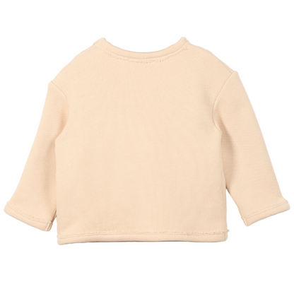 52B.41210122207 # Βρεφική Μπλούζα Φούτερ Μουλινέ Με Φιόγκους