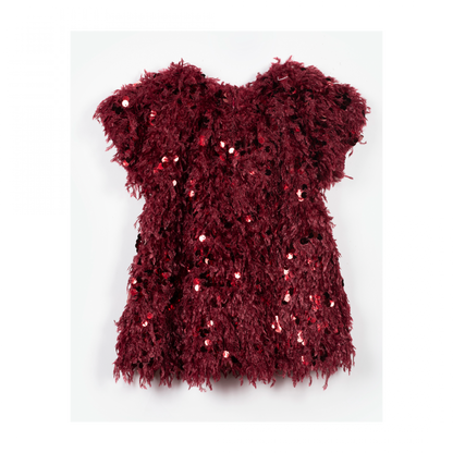 52B.41210140093 # Βρεφικό Φόρεμα Με Φτερά Και Παγιέτα