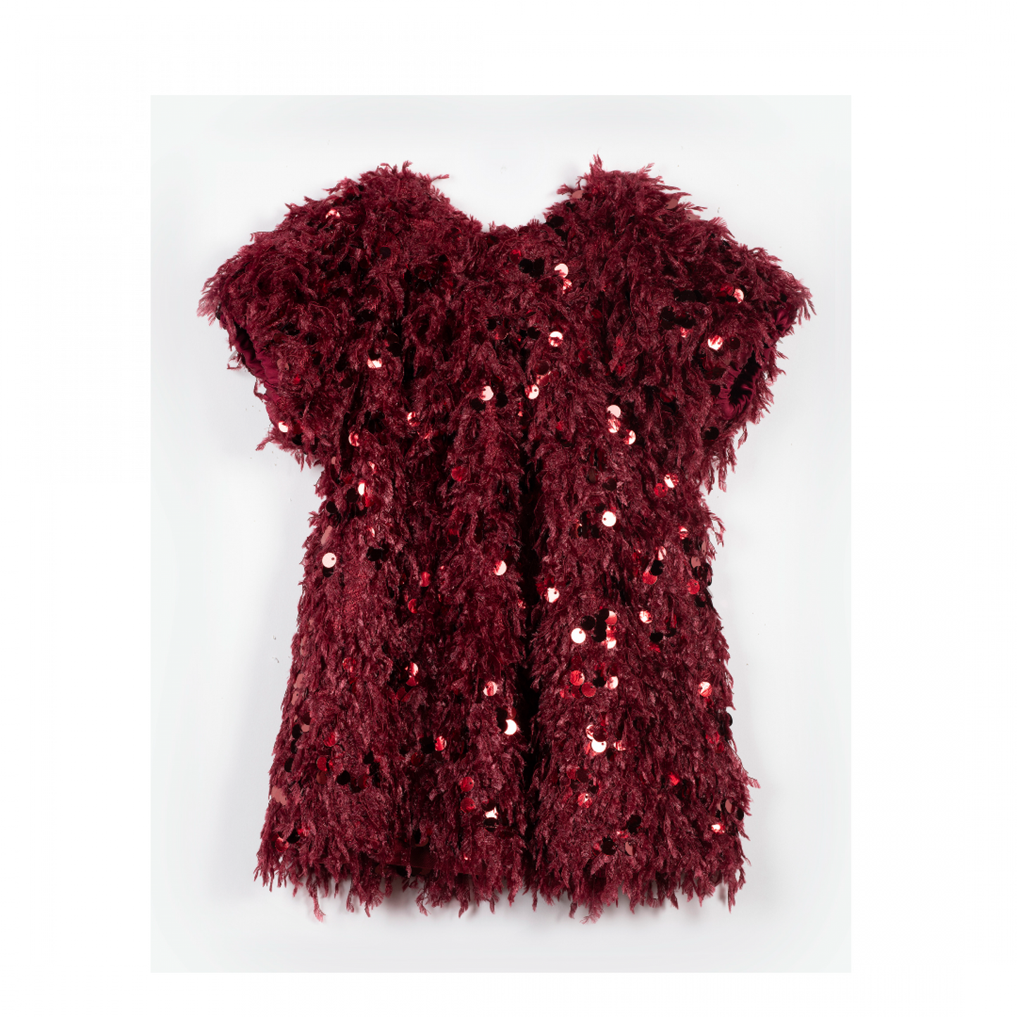 52B.41210140093 # Βρεφικό Φόρεμα Με Φτερά Και Παγιέτα