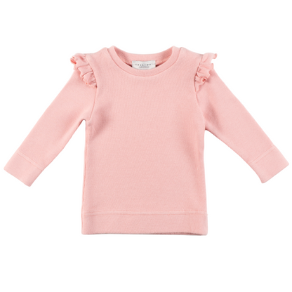 52B.41210222009 # Βρεφική Μακρυμάνικη Μπλούζα Ριμπ Ροζ
