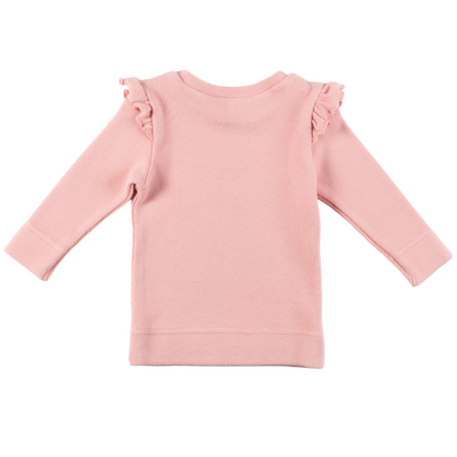 52B.41210222009 # Βρεφική Μακρυμάνικη Μπλούζα Ριμπ Ροζ