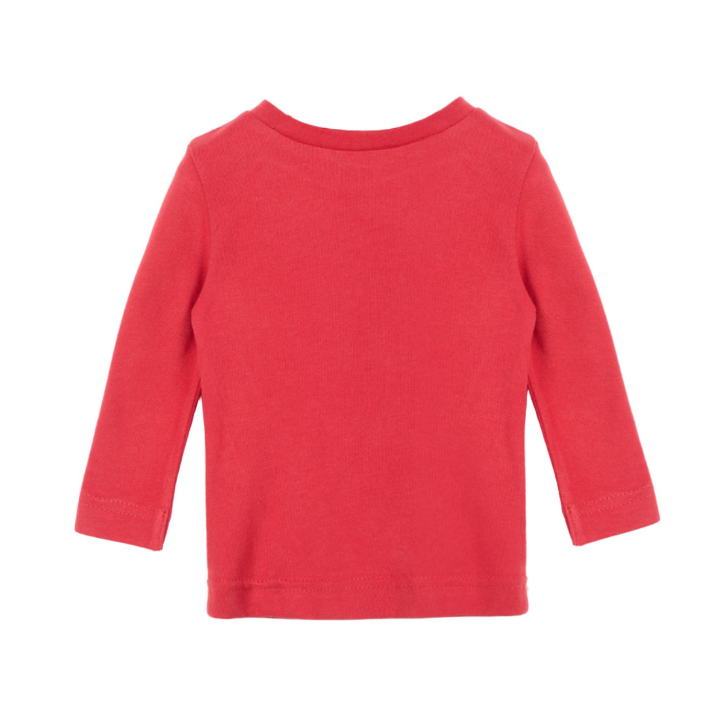 52B.41210222013 # Βρεφική Μακρυμάνικη Μπλούζα Με Καρδιές Κόκκινη