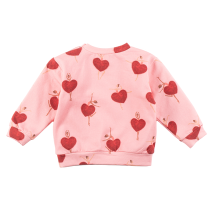 52B.41210222069 # Βρεφική Μπλούζα Φούτερ Ballerina Hearts