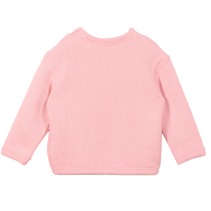 52B.41210222209 # Βρεφική Μπλούζα Φούτερ Μουλινέ Με Καρδιές