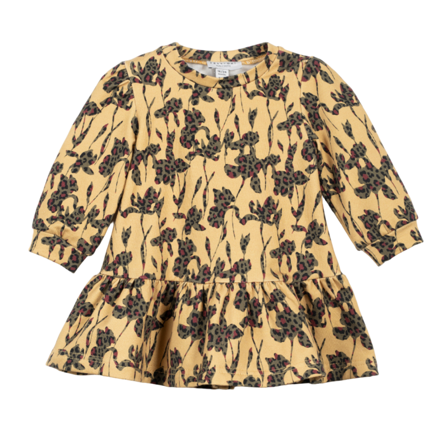 52B.41210341014 # Βρεφικό Μακρυμάνικο Φόρεμα Flowers