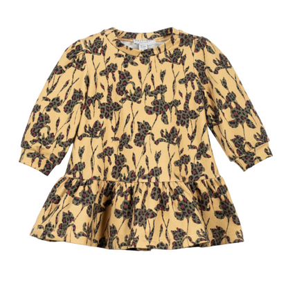 52B.41210341014 # Βρεφικό Μακρυμάνικο Φόρεμα Flowers