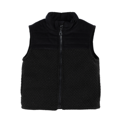 52B.41211262022 # Βρεφικό Αμάνικο Μπουφάν Μαύρο