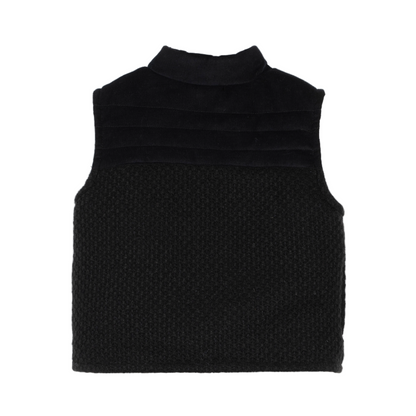 52B.41211262022 # Βρεφικό Αμάνικο Μπουφάν Μαύρο