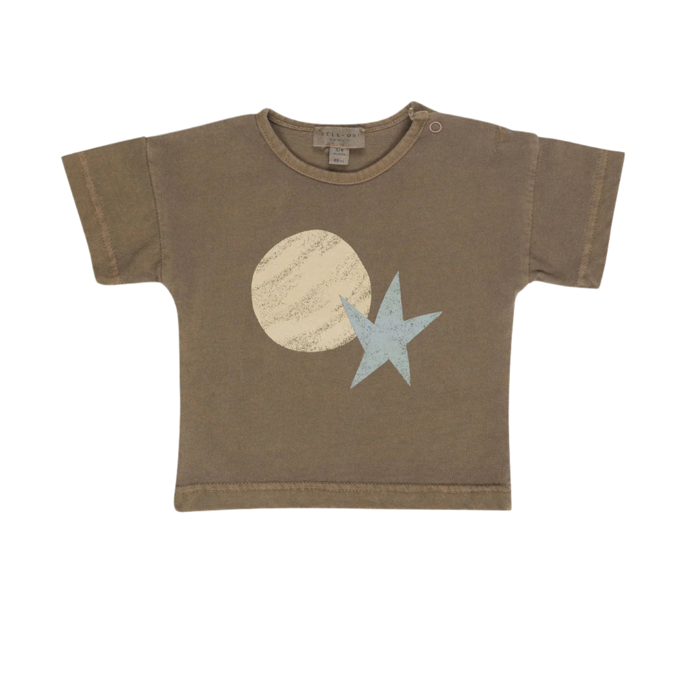 52A.41301221217 # Βρεφική Μπλούζα T-Shirt Washed Hazel