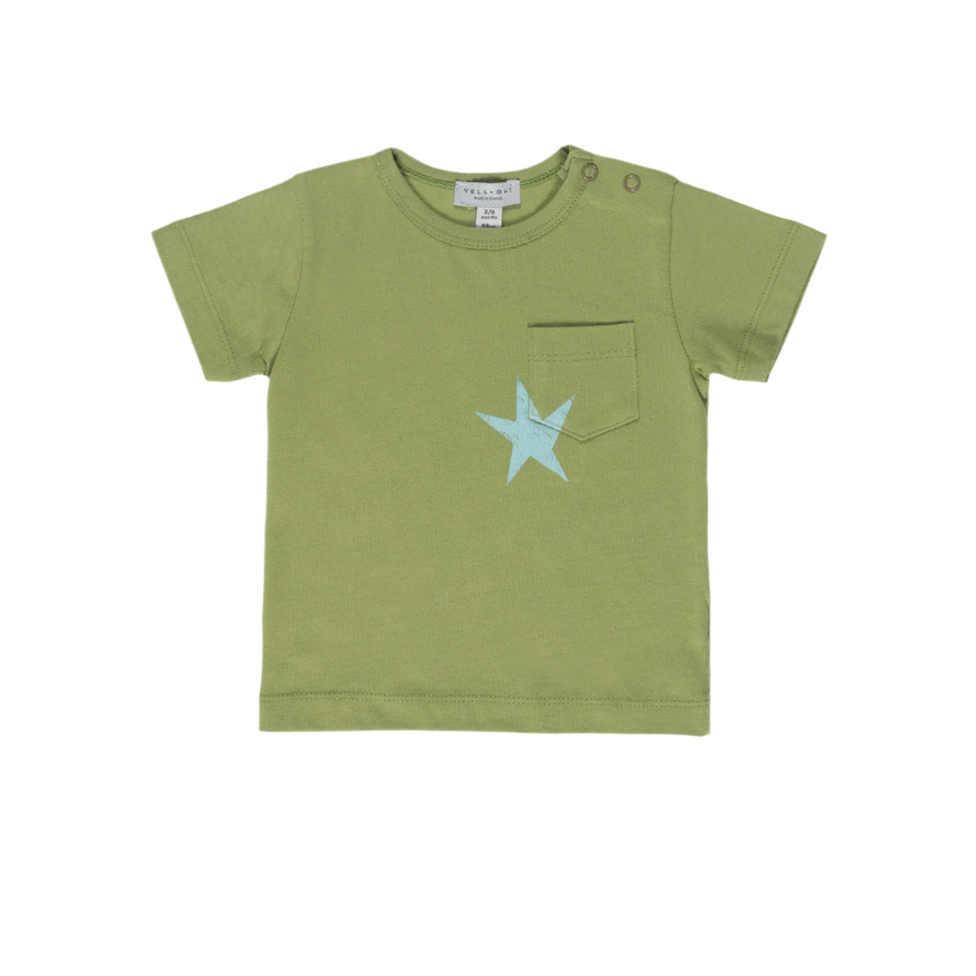 52A.41301321226 # Βρεφική Μπλούζα T-Shirt Starfish Khaki
