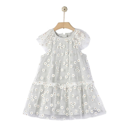 62A.41310140045 # Baby Short-Sleeved Dress Hera Daisies