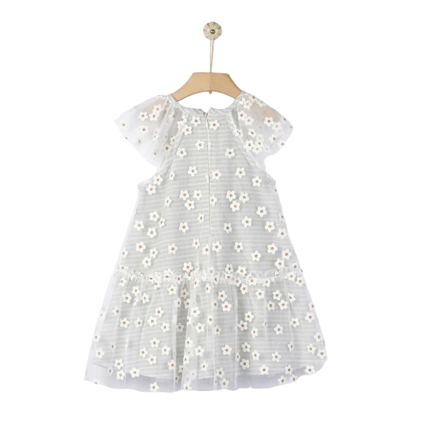 62A.41310140045 # Baby Short-Sleeved Dress Hera Daisies