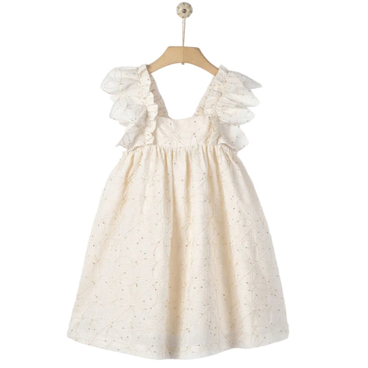 62A.41310340018 # Kids Sleeveless Dress Louna Rhombus