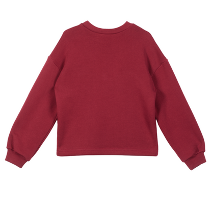 52B.42210122043 # Παιδική Μπλούζα Φούτερ Burgundy