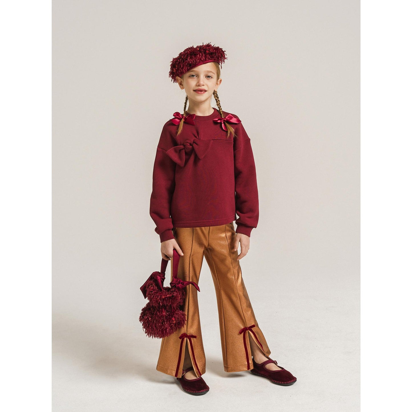 52B.42210122043 # Παιδική Μπλούζα Φούτερ Burgundy