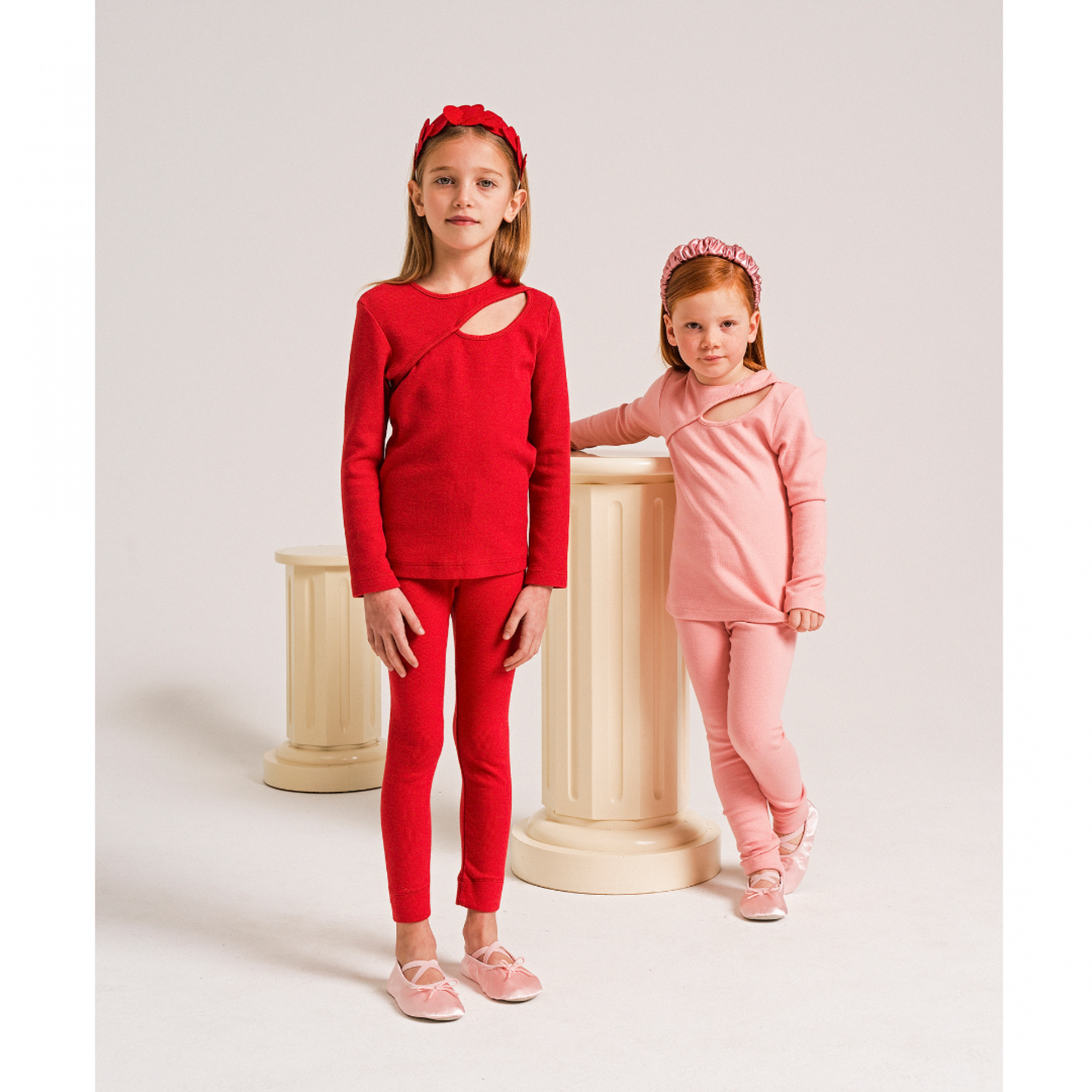 52B.42210203003 #  Παιδικό Κολάν Ριμπ Κόκκινο