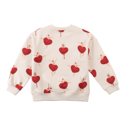 52B.42210222038 # Kids Sweatshirt Ballerina Hearts