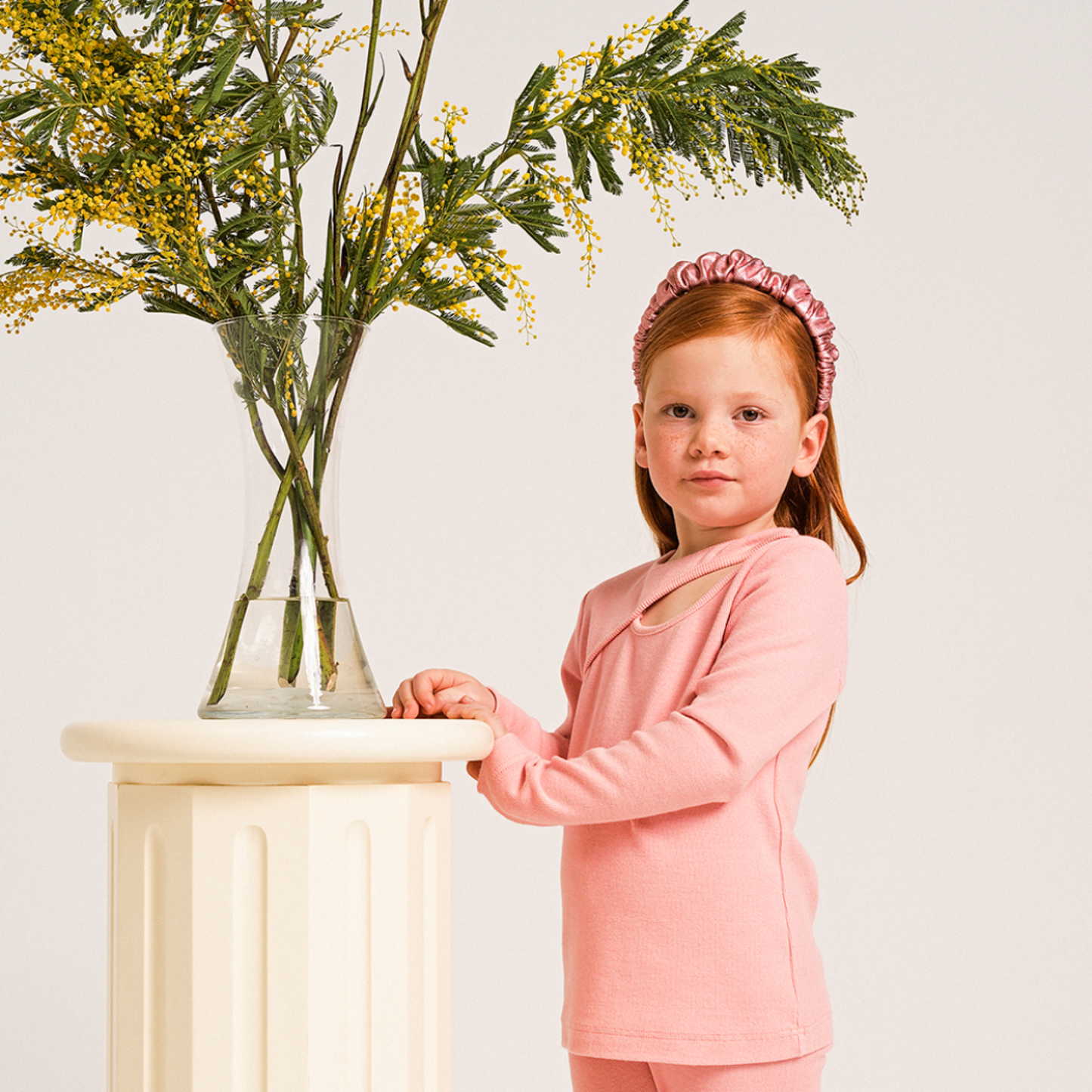 52B.42210222109 # Παιδική Μακρυμάνικη Μπλούζα Ριμπ Ροζ